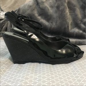 White House Black Market black wedges